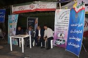 دیدار چهره‌به‌چهره مدیرکل بهزیستی خوزستان با شهروندان در تجمعات شبانه