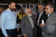 حضور رئیس کمیته امداد کشور در میز خدمت بهزیستی خوزستان درتجمعات شبانه اهواز