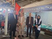 حضور میدانی اورژانس اجتماعی بهزیستی همدان در بوستان نشاط کوی کوثر