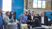 بازدید استاندار قزوین از واحدهای تولیدی کانون معلولین توانا