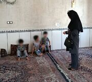 خفر| بازدید از خانواده دارای فرزند دوقلو