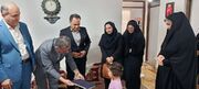 دیدار مدیرکل بهزیستی گیلان با خانواده گرانقدر شهید "سعید گلریز "از شهدای جنگ رمضان در شهرستان صومعه سرا