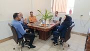 خفر|برگزاری جلسه با رییس اداره میراث فرهنگی ،صنایع دستی، گردشگری شهرستان