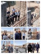 بازدید شرافتی معاون سیاسی امنیتی استانداری خراسان جنوبی از درمانگاه در حال احداث توسط موسسه خیریه حضرت رسول(ص)