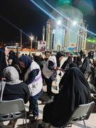 پارسیان | حضور میدانی تیم سیار اورژانس اجتماعی بهزیستی پارسیان در تجمعات مردمی مصلای شهر