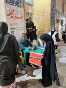 خمیر | حضور تیم اورژانس اجتماعی و گروه «محب» در رزمگاه شبانه و در میان پُرشور مردم