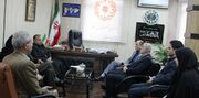 نشست برنامه ریزی جهت حضور کارکنان و جامعه هدف بهزیستی استان در مراسم تشییع قائد شهید