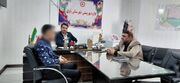 استقرار میز خدمت دادگستری در بهزیستی باوی
