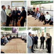 معاون سیاسی، امنیتی فرمانداری خوسف به همراه تعدادی از مسئولان از مرکز اجتماع درمان‌محور (TC) بازدید کرد