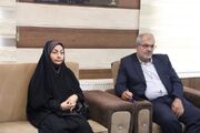  دیدار مدیرکل بهزیستی استان قزوین با فرماندار شهرستان البرز