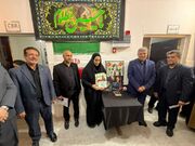 رئیس سازمان بهزیستی کشور از همسر شهید جنگ تحمیلی سوم در اهواز تجلیل کرد