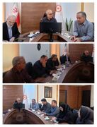 جلسه دوم ستاد مراسم بدرقه آقای شهید ایران به ریاست دکتر گازرانی مدیرکل بهزیستی خراسان جنوبی