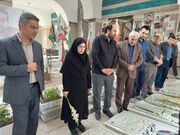 گزارش تصویری| تجدید میثاق کارکنان بهزیستی با آرمان‌های شهدا در آستانه هفته بهزیستی