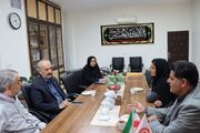 دیدار مدیرکل بهزیستی استان مرکزی با مدیرعامل انجمن ضایعه نخاعی و رئیس هیئت مدیره موسسه خیریه حمایت از معلولین آسیب نخاعی اراک