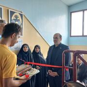افتتاح مرکز توانبخشی حرفه آموزی پسران بالای ۱۴سال فرامهر با حضور فرماندار