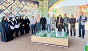 تجدید میثاق کارکنان بهزیستی بم با آرمان‌های شهدا