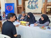 برپایی میز خدمت بهزیستی استان گلستان در مصلی شهر گرگان همزمان با هفته بهزیستی