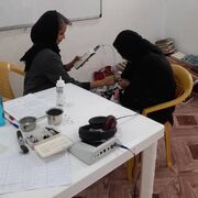 قشم | ارائه خدمات رایگان غربالگری و مشاوره در روستای توریان