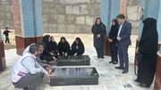 گرمی| حضور کارکنان اداره بهزیستی شهرستان گرمی در مزار شهدای گمنام و تجدید میثاق با شهدا