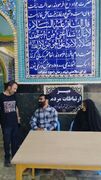 برپایی میز خدمت بهزیستی کوهبنان در محل برگزاری نماز جمعه