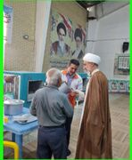 کوه‌چنار | حضور پرسنل اداره بهزیستی در نماز جمعه و برگزاری میز خدمت