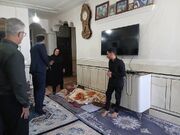 بازدید از خانواده چندمعلولی در لالی به مناسبت هفته بهزیستی