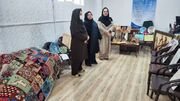 نمایشگاه دست سازه های مددجویان بهزیستی نهاوند با استقبال شهروندان برگزار شد