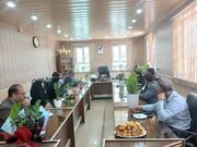 خرم بید|بازدید فرماندار و رؤسای ادارات شهرستان از اداره بهزیستی بمناسبت هفته بهزیستی