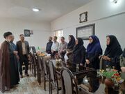 آباده|بازدید امام جمعه(نماینده مجلس خبرگان)از اداره بهزیستی در جریان برنامه‌های هفته بهزیستی