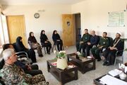 بویین میاندشت| تجلیل از کارکنان اداره بهزیستی با حضور فرمانده بسیج شهرستان
