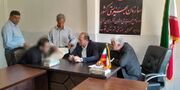 برپایی میز خدمت با حضور مدیرکل بهزیستی استان آذربایجان در شهرستان تکاب