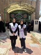 ساوجبلاغ | حضور میدانی تیم اورژانس اجتماعی بهزیستی در مراسم پیاده‌روی جاماندگان اربعین حسینی