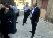 بازدید مدیرکل بهزیستی آذربایجان غربی از خانواده مددجوی تحت پوشش شهرستان سردشت