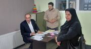 بازدید مدیرکل و معاونین بهزیستی آذربایجان غربی از مرکز حرفه‌آموزی دختران بالای ۱۴ سال آروین شهرستان سردشت