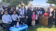حضور کارکنان و اورژانس اجتماعی بهزیستی شهرستان نقده در مراسم جاماندگان اربعین حسینی