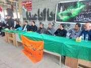 خفر|برپایی میز خدمت با حضور شورای اداری شهرستان در روستای تادوان