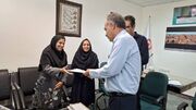 تقدیررجبی معاون توسعه مدیریت ومنابع اداره‌کل بهزیستی استان خراسان جنوبی از مسئولین واحدها وکارشناسان