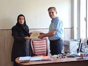 رباط کریم | تجلیل از پزشک معتمد اداره به مناسبت روز پزشک