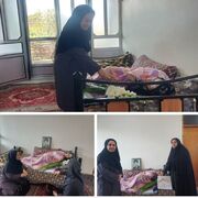 دیدار رئیس بهزیستی بندرگز با خانواده‌ شهدای انقلاب اسلامی در راستای گرامیداشت هفته دولت