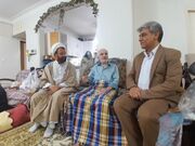 عیادت از مددکاری پیشکسوت، مهربان و دلسوز