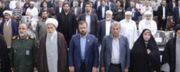 اوز|حضور دکتر حسینعلی امیری، استاندار فارس و آیت‌الله دژکام، نماینده ولی‌فقیه در استان فارس در مراسم گرامیداشت روز وحدت در شهرستان اوز