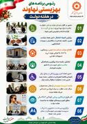 اینفوگرافیک | تشریح رئوس برنامه‌های اداره بهزیستی نهاوند در هفته دولت