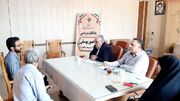 میز خدمت بهزیستی و کمیته امداد امام خمینی ره با حضور فرماندار شاهین دژ