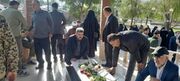 فیروزکوه | حضور کارکنان بهزیستی در آیین گرامیداشت شهدای گمنام همزمان با هفته دفاع مقدس