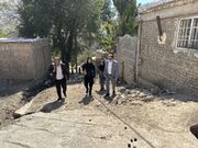 بازدید مدیرکل بهزیستی خراسان شمالی از منازل مددجویان روستای «قصر قجر» در هفته دفاع مقدس