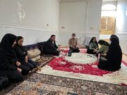 حاجی آباد | بازدید از منزل سالمندان به مناسبت گرامیداشت هفته سالمندان
