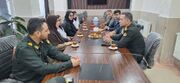 دیدار مسئولین شهرستان گالیکش با فرمانده انتظامی به مناسبت هفته نیروی انتظامی