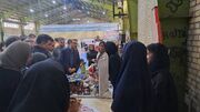 حضور مددجویان بهزیستی نظرآباد در جشنواره غذا و صنایع‌دستی