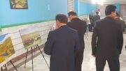 بازدید فرماندار اشنویه از نمایشگاه عکس هنرمند دارای معلولیت با موضوع طبیعت و زندگی عشایری