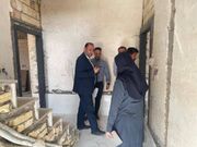 بازدید مشترک از پروژه ۵۲ واحدی مسکن مددجویان در شیبان با هدف تأمین اعتبار و تسریع در تکمیل پروژه